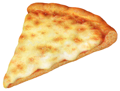 Slice of cheese pizza