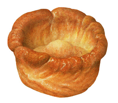 Baked Yorkshire pudding.